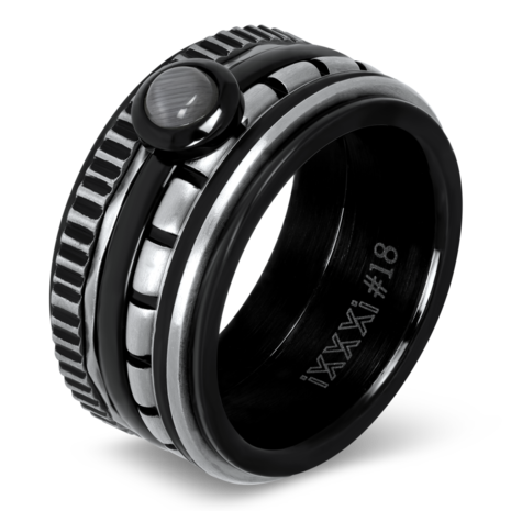 iXXXi Ring 2mm Edelstaal Cartels Zilver-kleurig