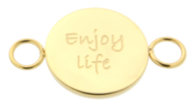 iXXXi Bangle Meddy  Enjoy Life Edelstaal Goudkleurig