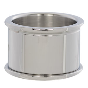 iXXXi Basis Ring 14mm Edelstaal Zilverkleurig