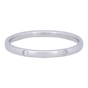 iXXXi Ring 2mm Edelstaal Zilverkleurig Elegance