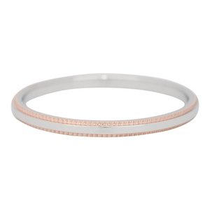 iXXXi Ring 2mm Edelstaal Rose Goudkleurig Double Gear