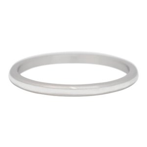 iXXXi Ring 2mm Edelstaal Line White