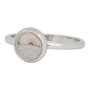 iXXXi Ring 2mm Edelstaal Zilverkleurig White Sand