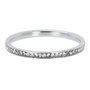 iXXXi Ring 2mm Stainless Steel Small Zirkonia Crystal