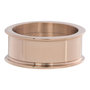 iXXXi Basis Ring 8mm Edelstaal Rose Goudkleurig