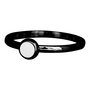 iXXXi Ring 2mm Edelstaal Black Bright White