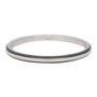 iXXXi Ring 2mm Edelstaal Zwart Double Gear