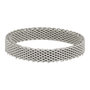 iXXXi Ring 4mm Mesh Edelstaal Zilverkleurig