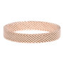 iXXXi Ring 4mm Mesh Edelstaal Rose Goudkleurig