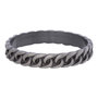 iXXXi Ring 4mm Edelstaal Curb Chain Antique