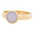 iXXXi Ring 4mm Edelstaal Goudkleurig 10mm Cateye Matt Pink_