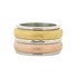 iXXXi Ring 4 mm Edelstaal Goudkleurig 10mm Cateye Pink _