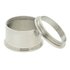 iXXXi Ring 4mm Edelstaal Sandblasted Zwart Zirkonia Montana_