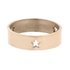 iXXXi Ring 6mm Rose Goudkleurig 3 Open Stars_