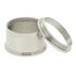 iXXXi Ring 2mm Stainless Steel  Small Zilverkleurig Zirkonia Peridot_