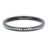 iXXXi Ring 2mm Stainless Steel  Small Black Zirkonia Crystal_
