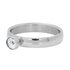 iXXXi Ring 4mm Edelstaal Diamant Zirkonia Crystal_