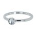 iXXXi Ring 2mm Edelstaal Zilverkleurig Natuursteen White_