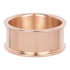 iXXXi Basis Ring 10mm Edelstaal Rose Goudkleurig_