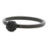 iXXXi Ring 2mm Edelstaal Black Ball Fill Black Crystal_