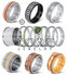 iXXXi Ring 4mm Mesh Edelstaal Bruin_