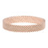 iXXXi Ring 4mm Mesh Edelstaal Rose Goudkleurig_